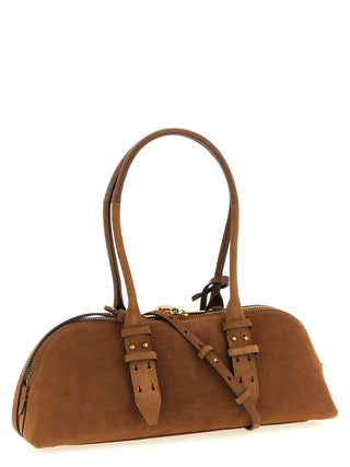 Brown Cowhide Shoulder Bag