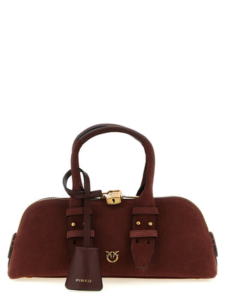Bordeaux Cowhide Shoulder Bag