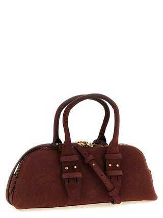 Bordeaux Cowhide Shoulder Bag