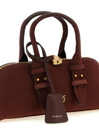 Bordeaux Cowhide Shoulder Bag