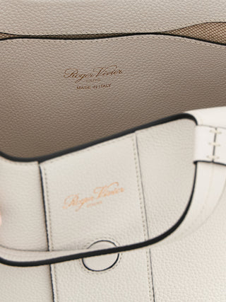 Gray Calfskin Tote Bag