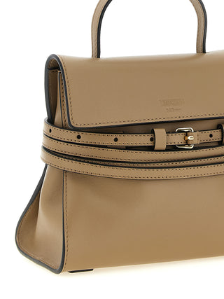 Beige Napa Leather / Calf Bos Taurus Handbag