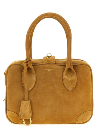 Beige Cowhide Handbag