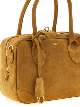 Beige Cowhide Handbag