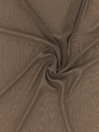 Brown Polyester Scarf