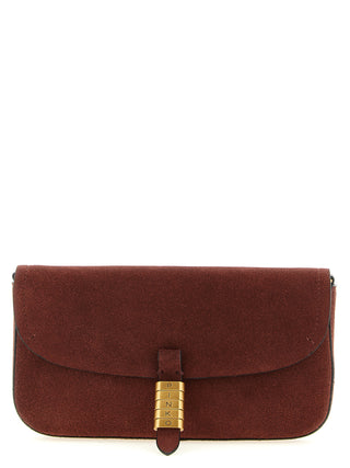 Bordeaux Cowhide Shoulder Bag