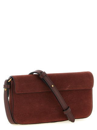 Bordeaux Cowhide Shoulder Bag