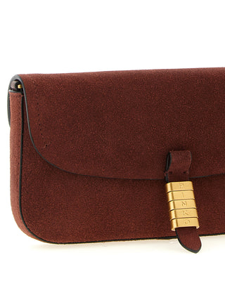 Bordeaux Cowhide Shoulder Bag