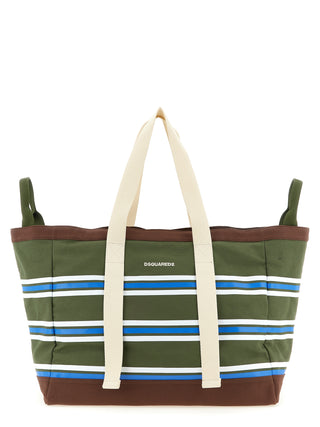 Multicolor Cotton Tote Bag