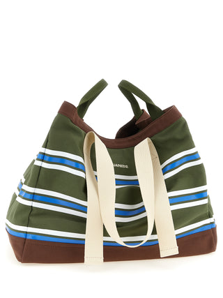 Multicolor Cotton Tote Bag
