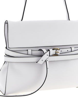 Bolso de hombro Blanco de Napa y Ternero Bos Taurus  