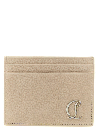Beige Calfskin Cardholder