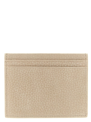 Beige Calfskin Cardholder