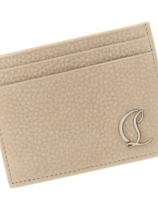Beige Calfskin Cardholder