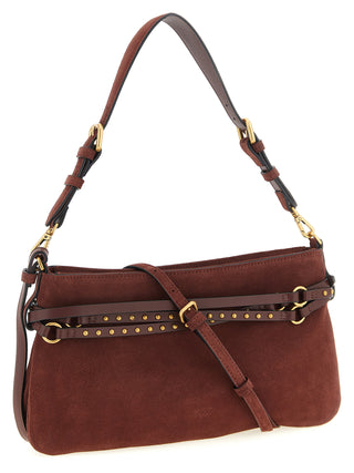 Bordeaux Cowhide Shoulder Bag