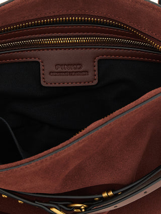 Bordeaux Cowhide Shoulder Bag