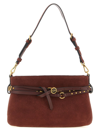 Bordeaux Lamb Leather Shoulder Bag