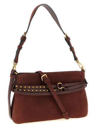 Bordeaux Lamb Leather Shoulder Bag