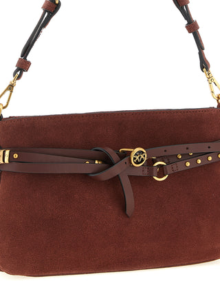Bordeaux Lamb Leather Shoulder Bag