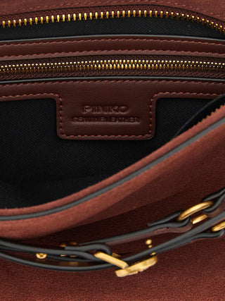 Bordeaux Lamb Leather Shoulder Bag