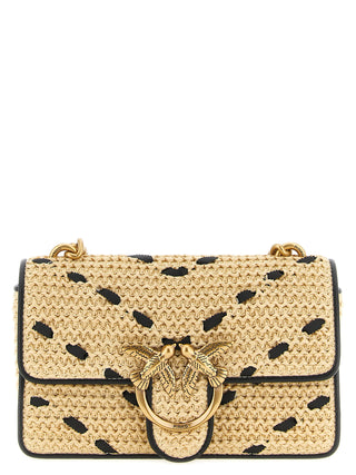 Beige Cowhide Crossbody Bag