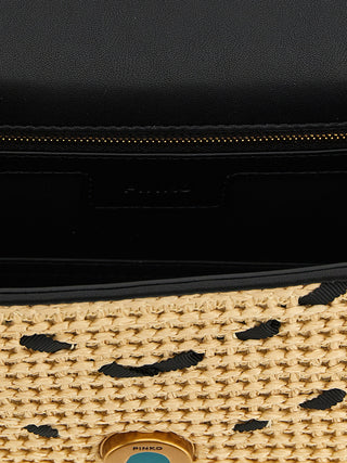 Beige Cowhide Crossbody Bag