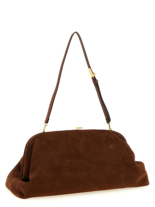 Brown Leather Clutch Bag
