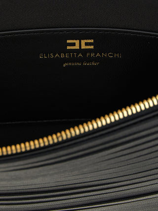 Black Leather Clutch Bag