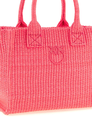Bolso tote fucsia de polipropileno  