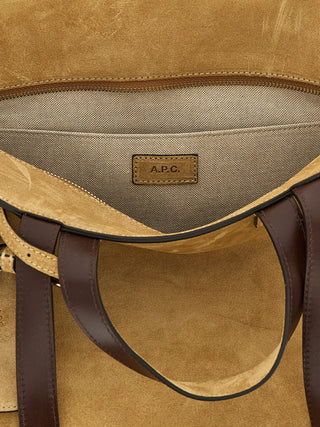 Brown Cowhide Tote Bag