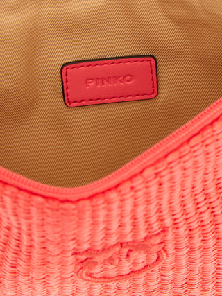 Fuchsia Polypropylene Clutch Bag