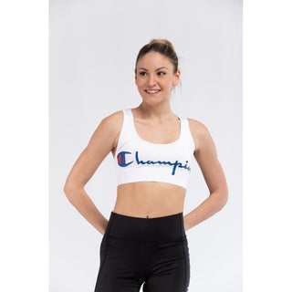 White Polyester Sport Bra