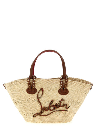 Beige Raffia Handbag