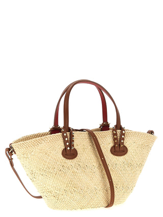 Beige Raffia Handbag