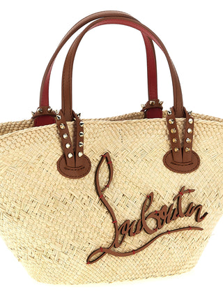 Beige Raffia Handbag