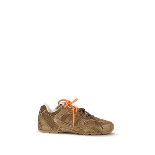 Brown Calf Leather Bos Taurus Athletic Sneakers