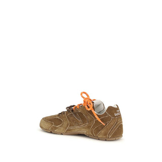 Brown Calf Leather Bos Taurus Athletic Sneakers