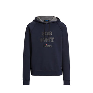 Blue Elastane Sweatshirt