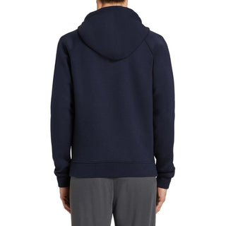 Blue Elastane Sweatshirt