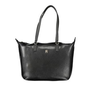 Bolso femenino de poliéster negro