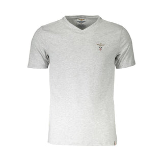 Camiseta interior gris de algodón para hombre