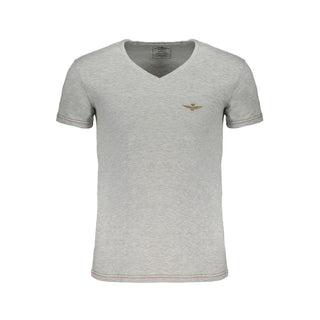 Brown Cotton Men T-Shirt