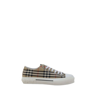 Brown Cotton Sneakers