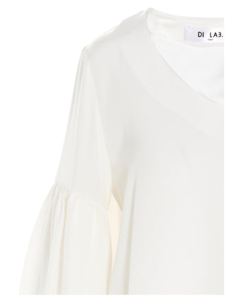 White Silk Blouse