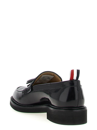 Mocasines Slip-On de Ternera Negra