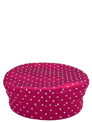 Fuchsia Satin Fatcap Hat