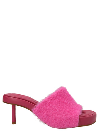 Fuchsia Polyamide Mules