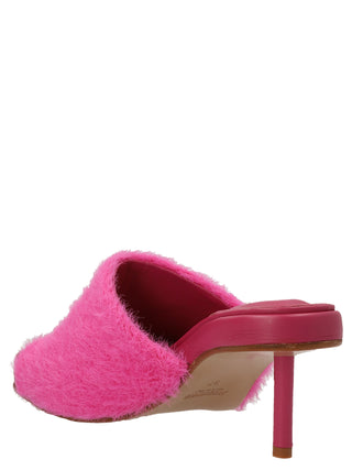 Fuchsia Polyamide Mules