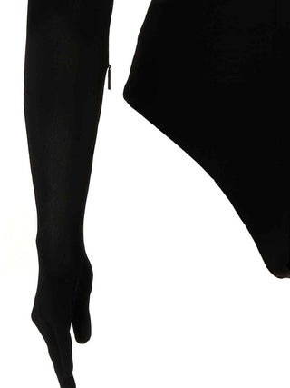 Black Viscose Bodysuit