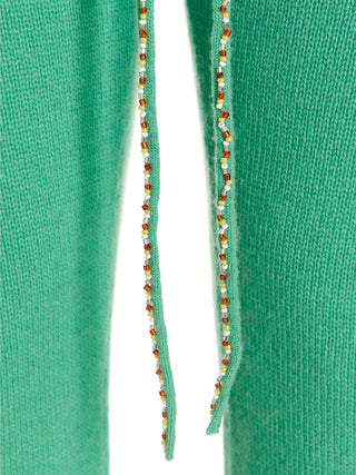 Bicolor Cashmere Casual Pants